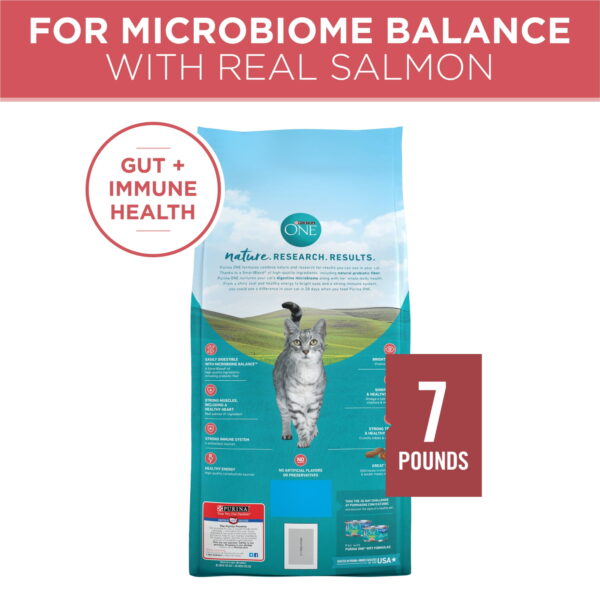 Purina ONE Tender Selects Blend With Real Salmon Digestive Care Natural Dry Cat Food, 7 lb.