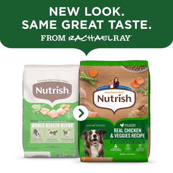ec90cea7-1abb-4981-8e80-521c8d5bcd60.3cf63b86a6b634e0f39a6592b2304a13 Rachael Ray Nutrish Adult Dry Dog Food Real Chicken & Veggies Recipe, 13 lb.